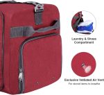 Canway 65L Travel Duffel Bag, Foldable Weekender Bag with Shoes Compartment for Men Women Water-proof & Tear Resistant - Image 3